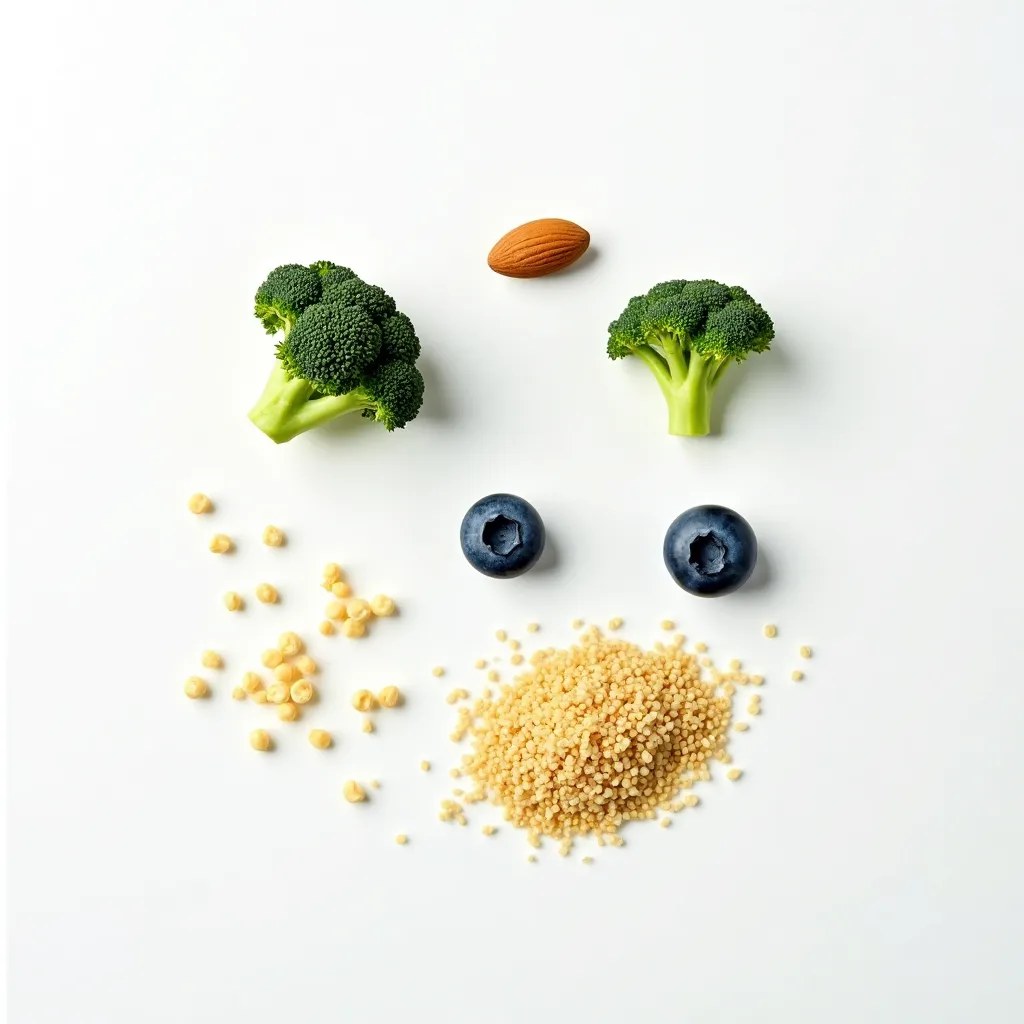 Compoziție abstractă de alimente sănătoase